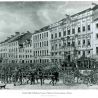 Feierliche Auffahrt von König Ludwig I. zur Eröffnung der Ständeversammlung vor dem Landständehaus in München (1827)