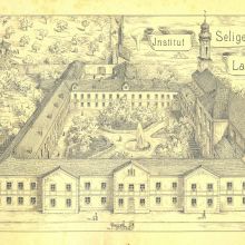 „Institut Seligenthal Landshut“ (vor 1885)