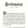 Proklamation des Königreichs Bayern als Aushang