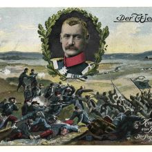 Postkarte „Kronprinz Rupprecht von Bayern. Der Sieger in der Schlacht bei Metz“