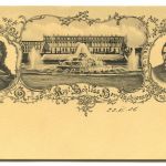 Postkarte mit einer Ansicht von Schloss Herrenchiemsee