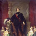 König Ludwig I. von Bayern in der Tracht des Hubertus-Ritterordens (1845)