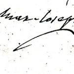 Unterschrift König Max I. Joseph 