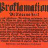Plakat mit der Proklamation der bayerischen Republik durch den Arbeiter- und Soldatenrat unter Kurt Eisner
