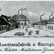 „C. Reichenbach’sche Maschinenfabrik & Eisengiesserei in Augsburg“ (um 1844)