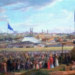 Pferderennen anlässlich der Hochzeit des bayerischen Kronprinzen Ludwig mit Therese von Sachsen-Hildburghausen am 17. Oktober 1810