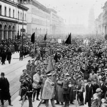 Generalstreik in München im April 1919