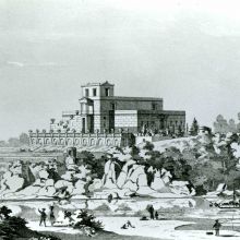 Pompejanum in Aschaffenburg (um 1850)