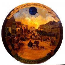 Schützenscheibe „Occupation Bayreuths durch die Preussen, am 28. Juli 1866“ (1867)