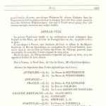 Wiener Kongressakte, 9. Juni 1815, französischer Text (Transkription), Seite 40