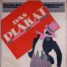 Werbeplakat vom „Verein der Plakatfreunde“ für die Ausstellung „Das Plakat“ im Juli/August 1914