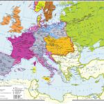 Karte: Europa zur Zeit Napoleons I.
