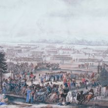 Schlacht bei Abensberg am 20. April 1809