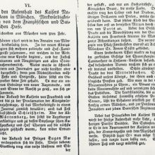 „Ueber den Aufenthalt des Kaisers Napoleon in München. Merkwürdigkeiten von dem Französischen und Baierschen Hofe.“ (1806), Seiten 2 und 3