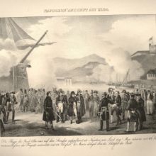 „Napoleons Ankunft auf Elba“ (nach 1830)