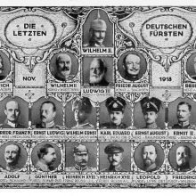 Postkarte „Die letzten deutschen Fürsten“
